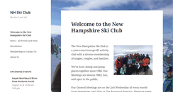 Desktop Screenshot of nhskiclub.org